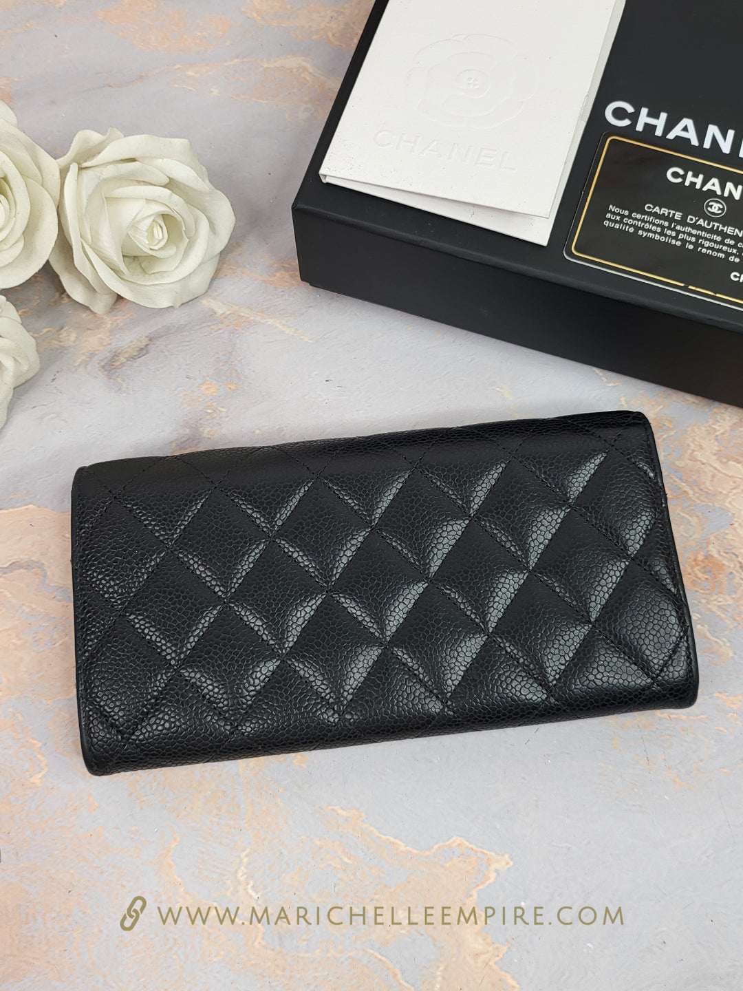 Chanel Caviar Long Wallet