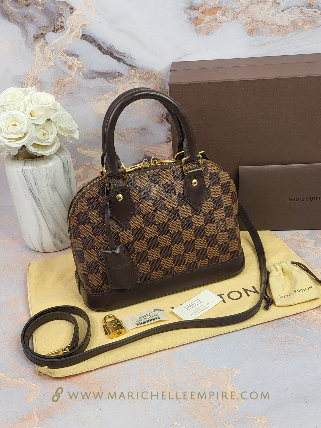 Louis Vuitton Damier Ebene Alma BB