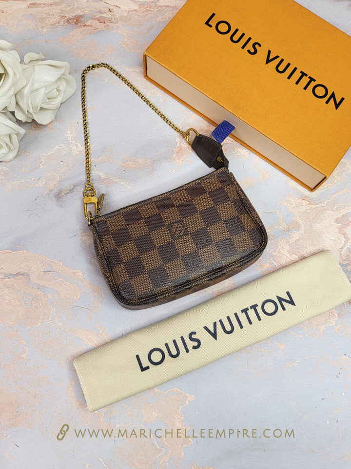 Louis Vuitton Damier Ebene Mini Pochette Accessories