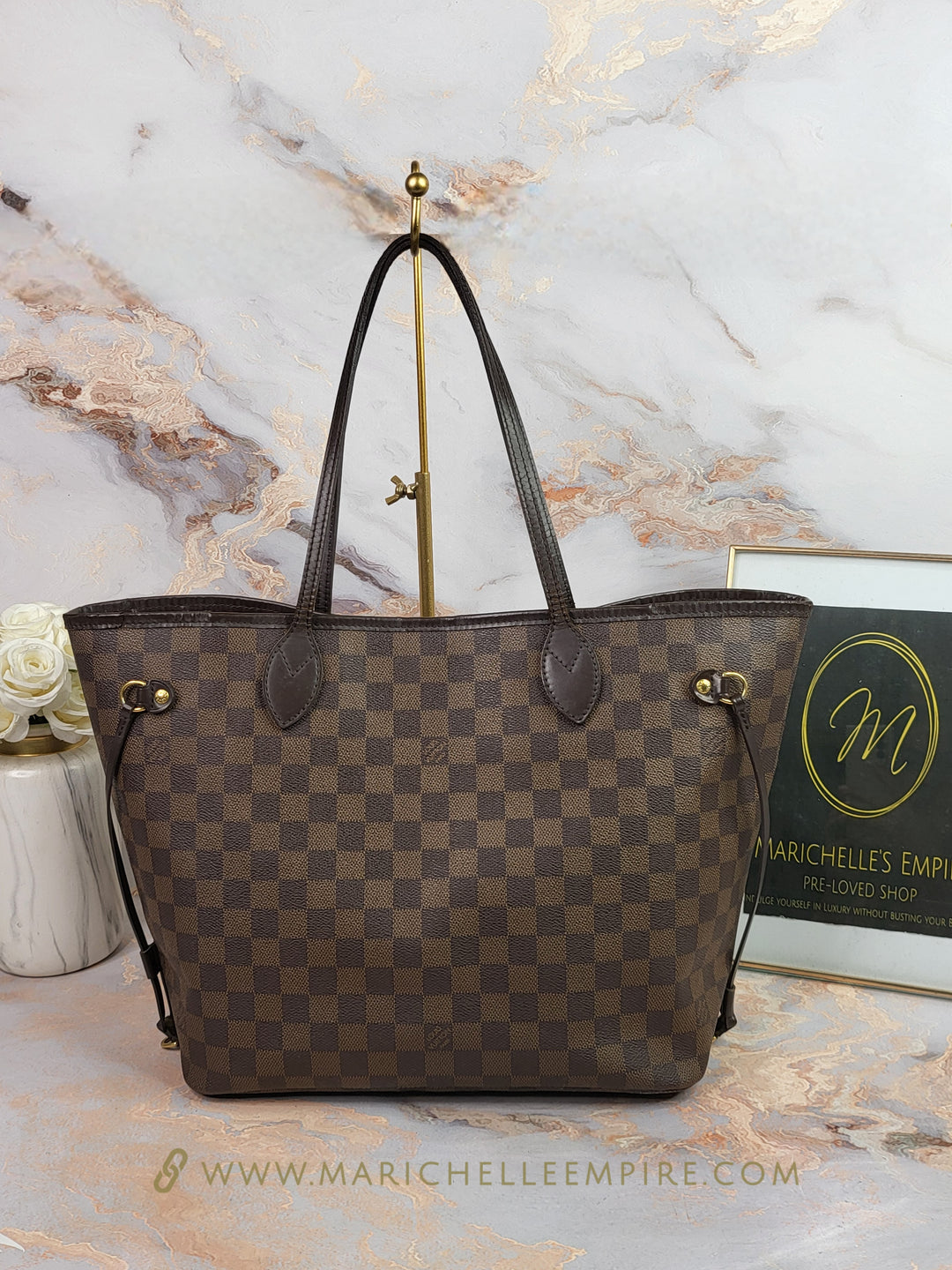 Louis Vuitton Damier Ebene Neverfull MM