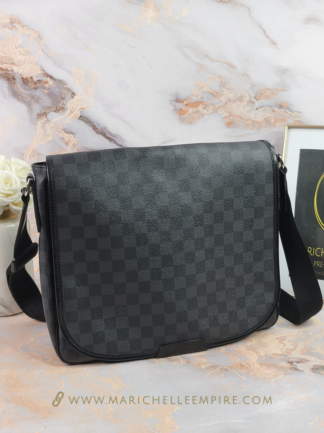 Louis Vuitton Damier Graphite District MM