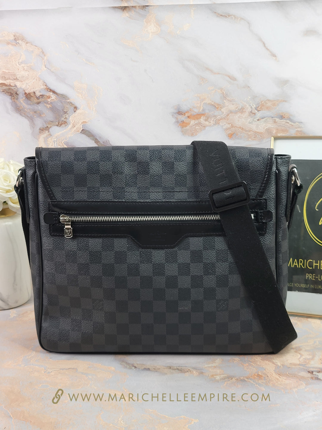 Louis Vuitton Damier Graphite District MM