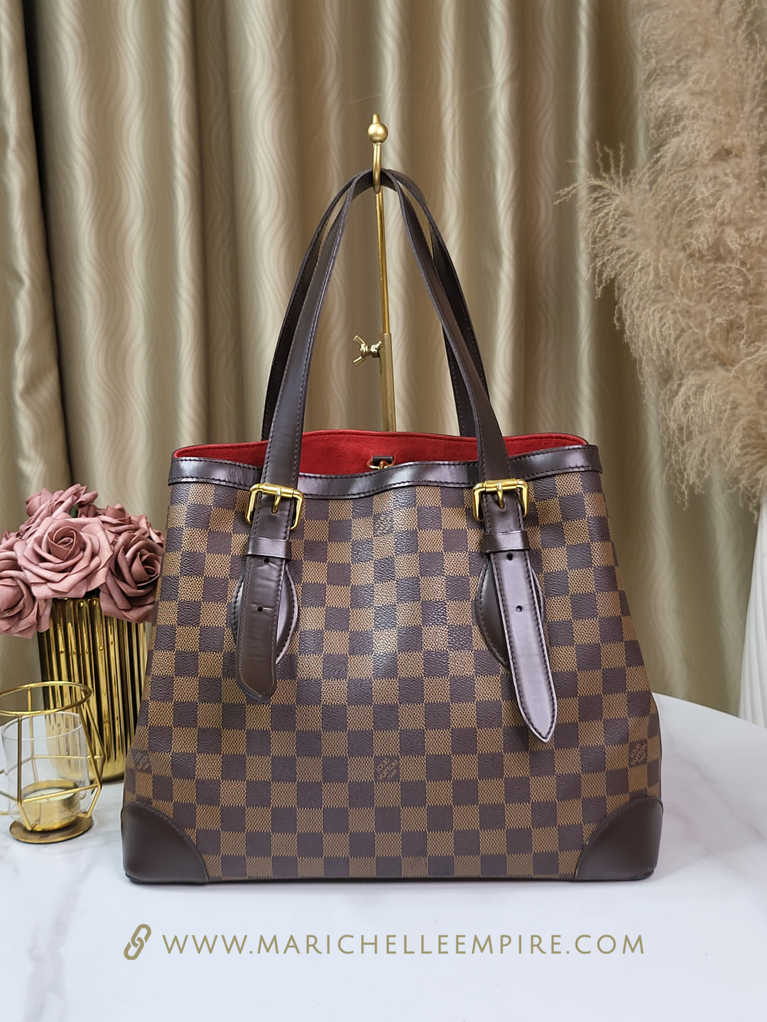 Louis Vuitton Damier Ebene Hampstead MM