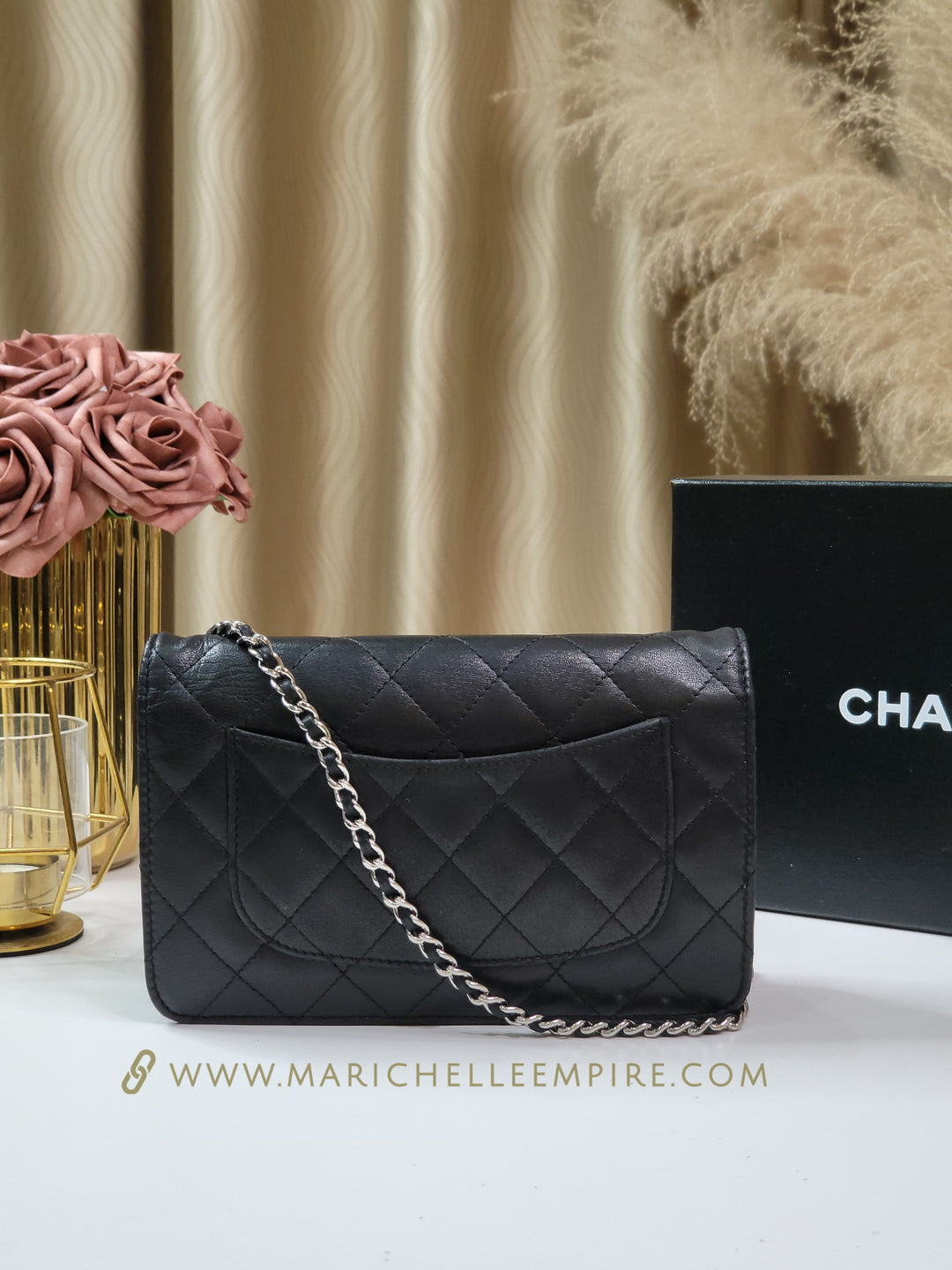 Chanel Lambskin Wallet On Chain