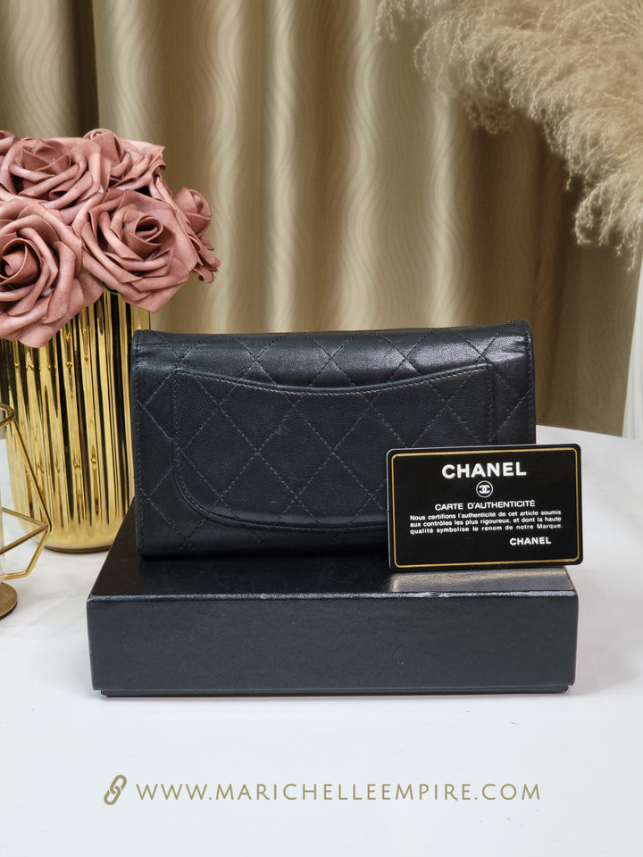 Chanel Lambskin Flap Wallet