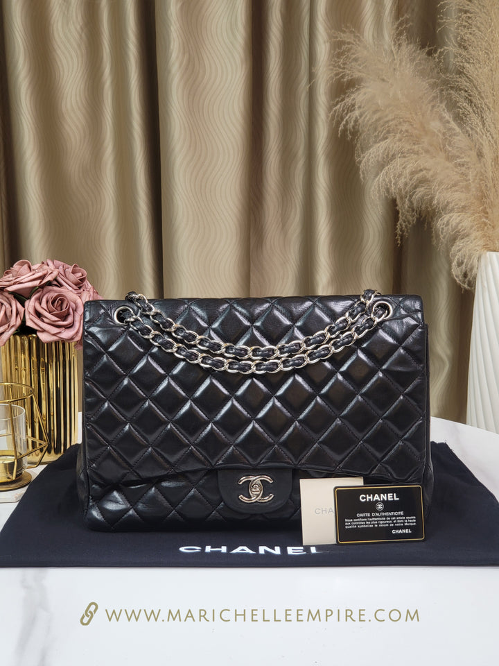 Chanel Lambskin Single Flap Jumbo SHW