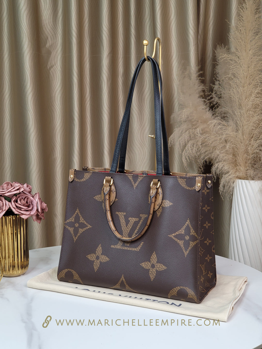 Otg Louis Vuitton Onthego Monogram Giant Reverse Mm Louis Vuitton
