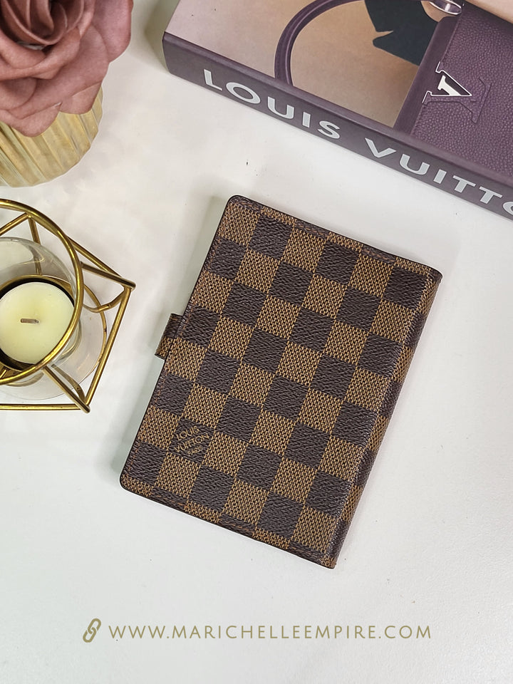 Louis Vuitton Damier Ebene Agenda PM