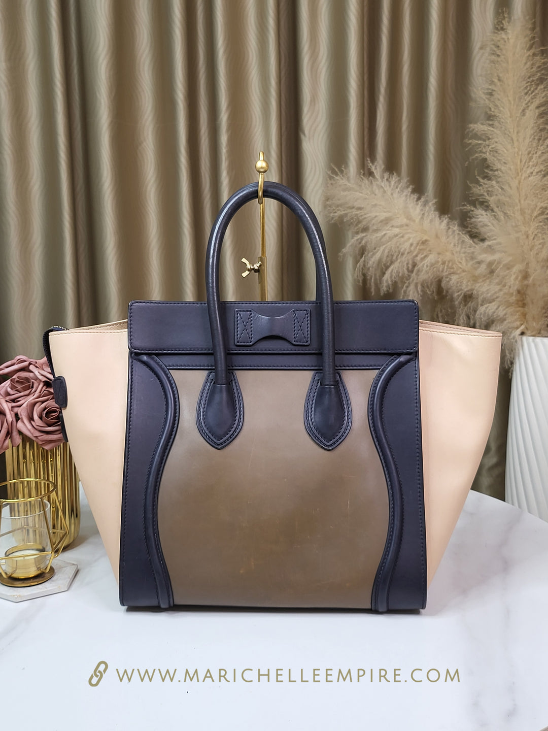 Celine Tri-Color Mini Luggage