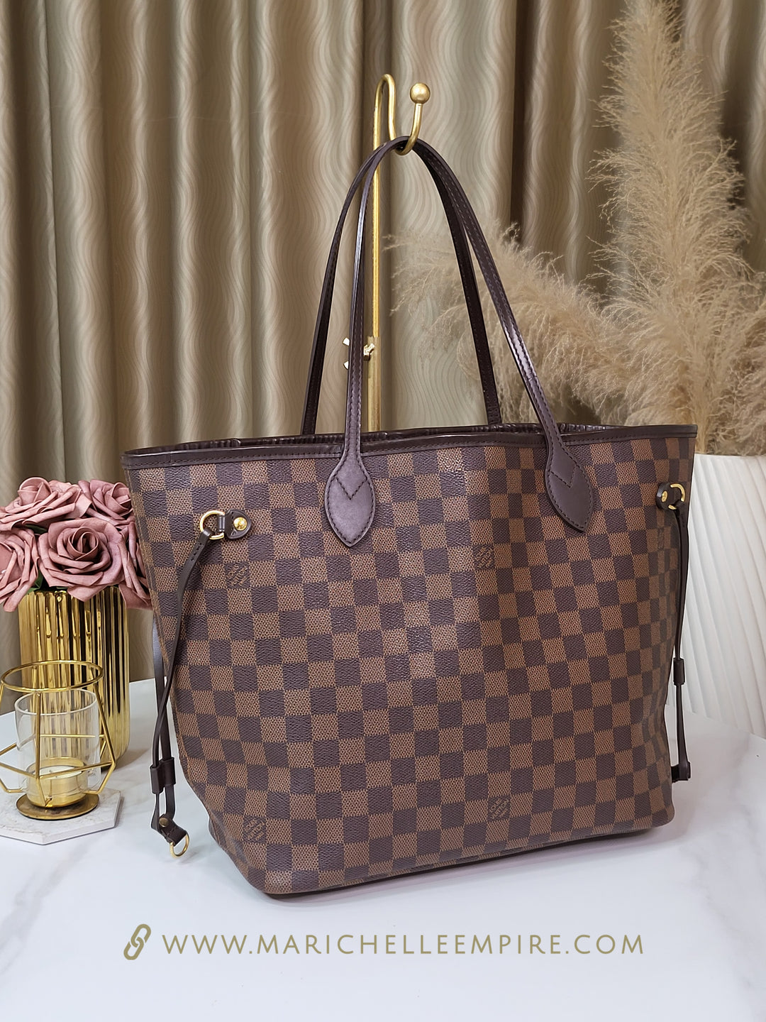 Louis Vuitton Damier Ebene Neverfull MM