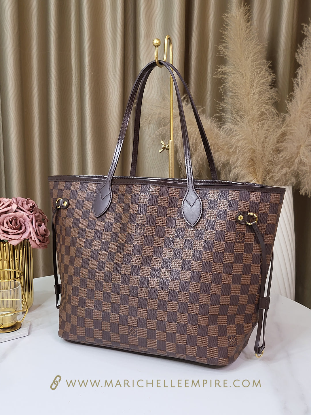 Louis Vuitton Damier Ebene Neverfull MM