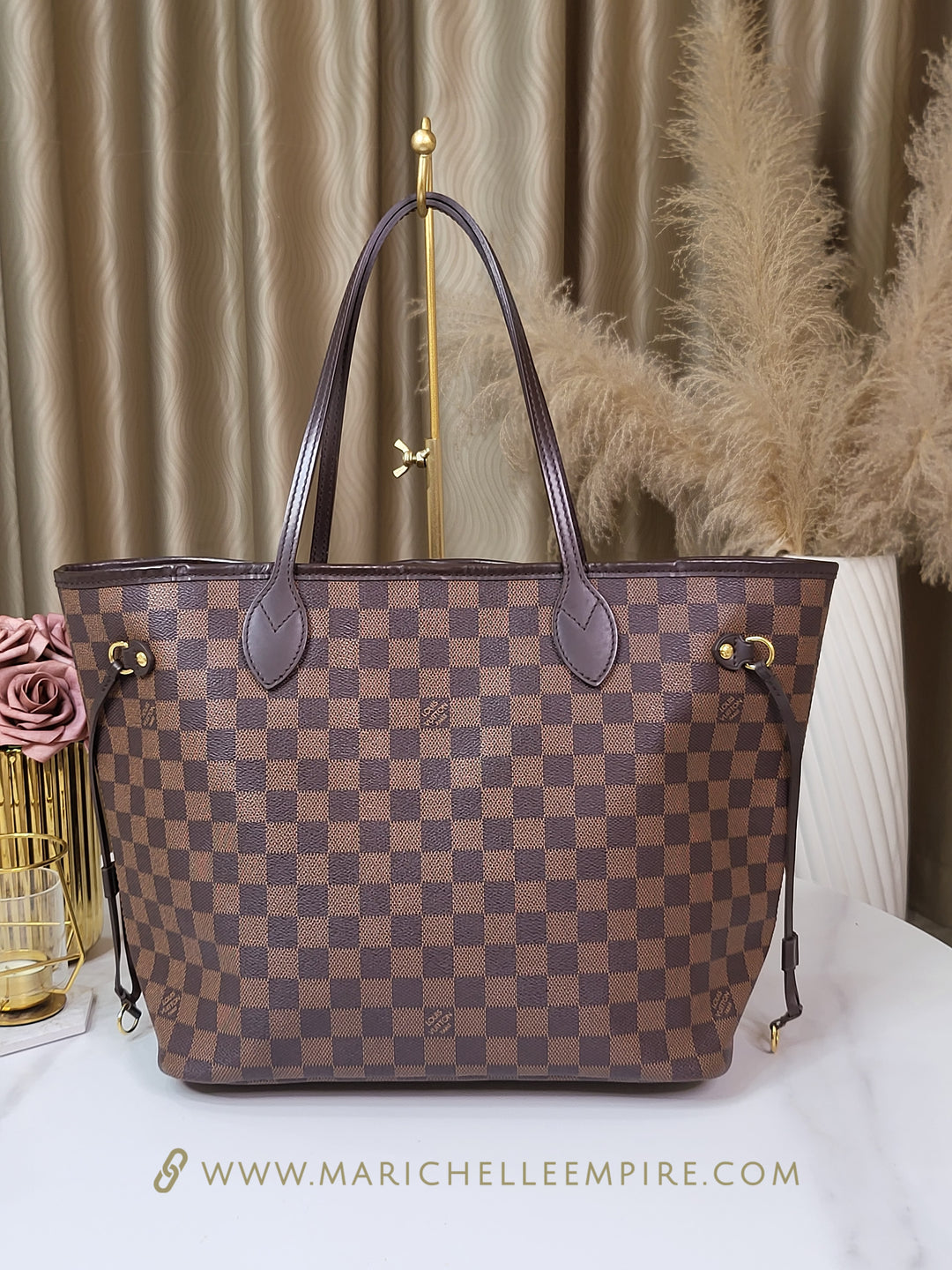 Louis Vuitton Damier Ebene Neverfull MM