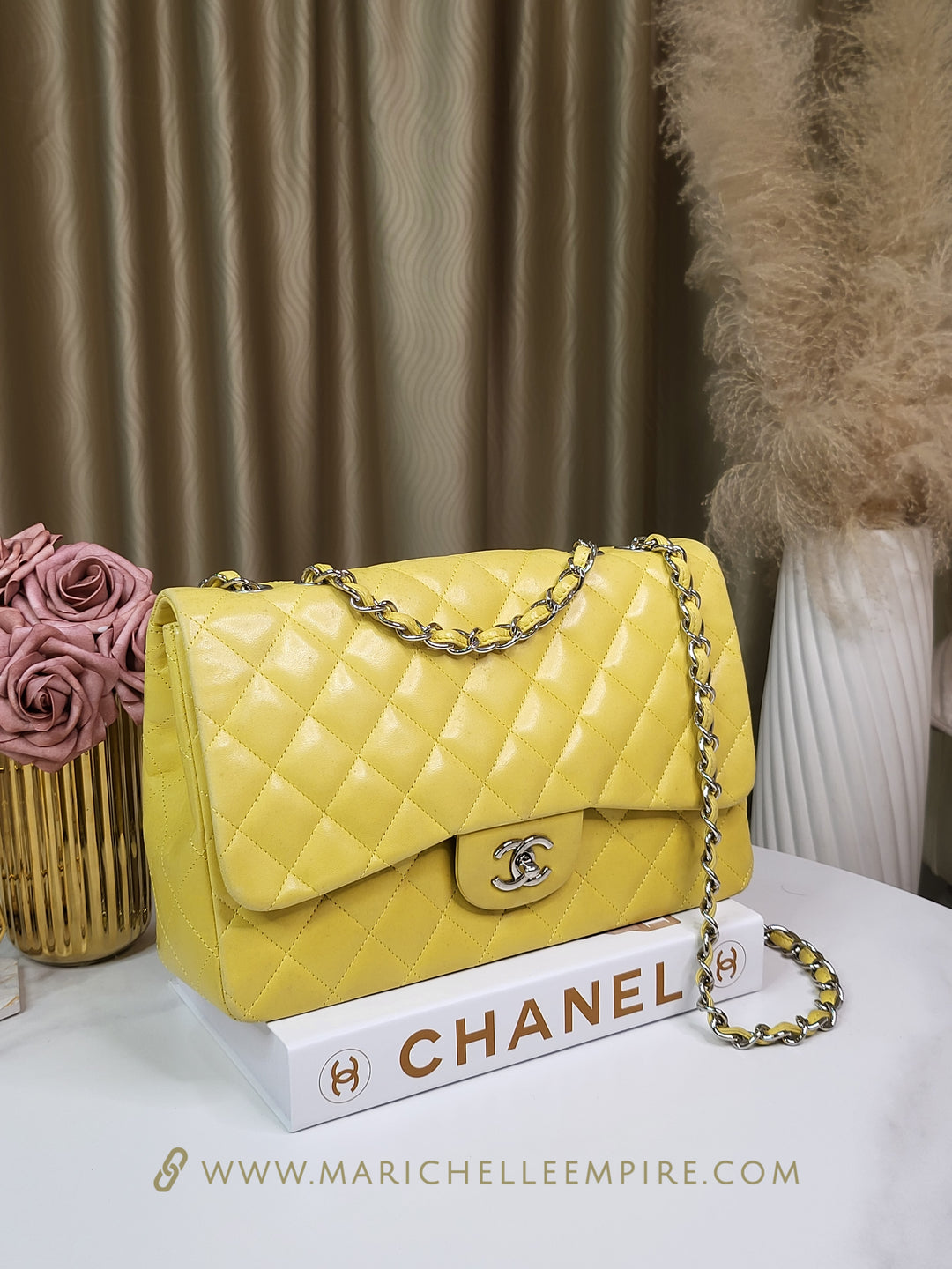 Chanel Lambskin Jumbo Single Flap