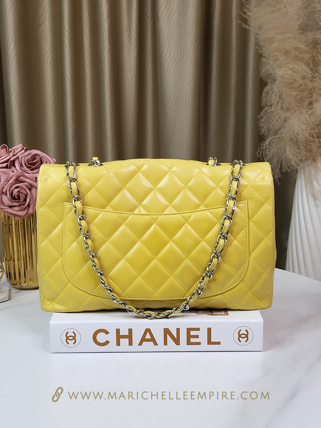 Chanel Lambskin Jumbo Single Flap