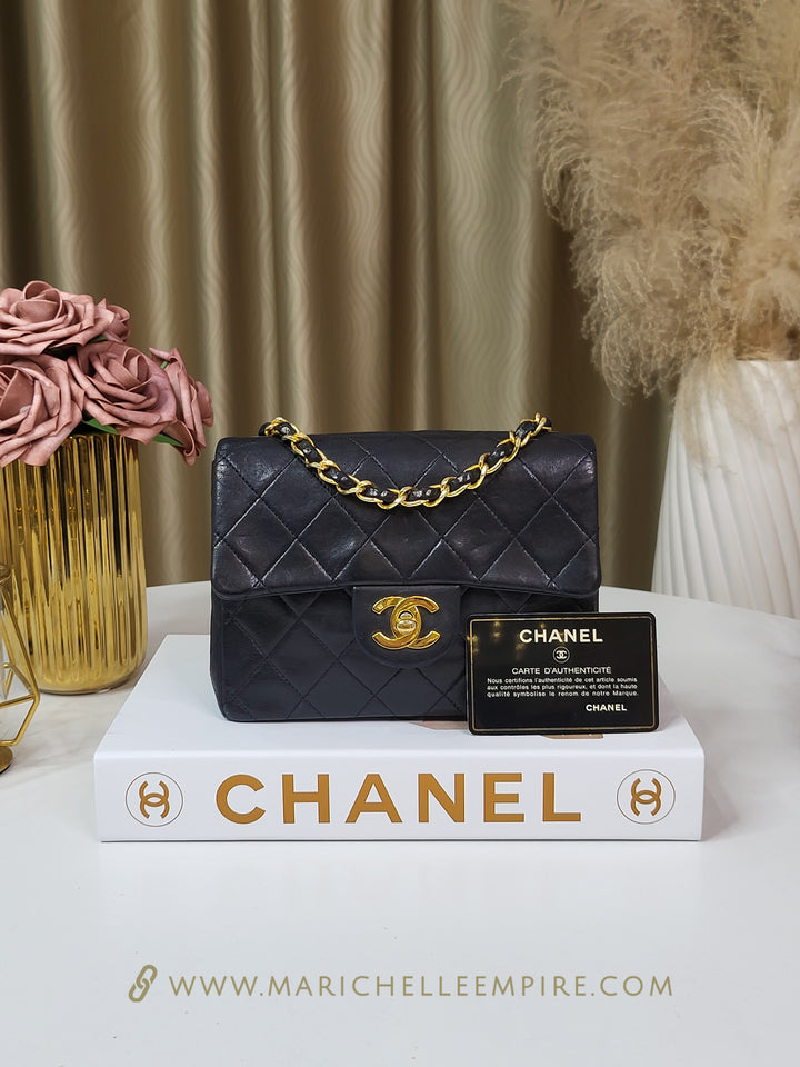 Chanel Lambskin Mini Square Flap