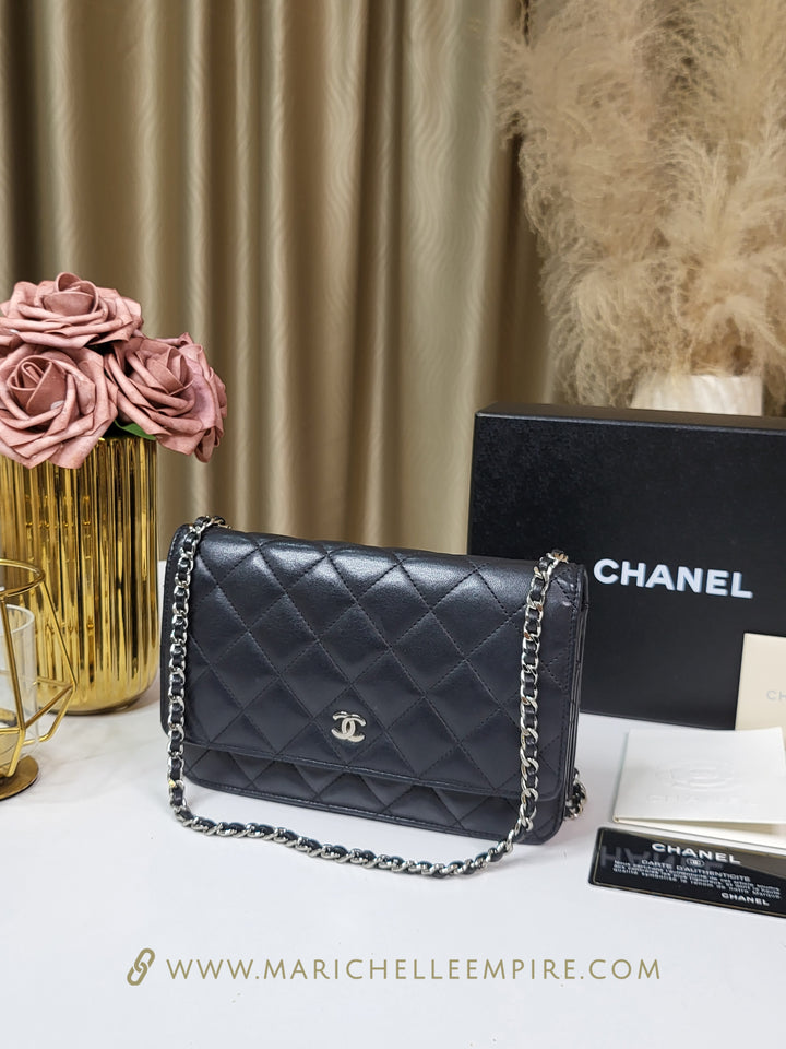 Chanel Lambskin Wallet On Chain