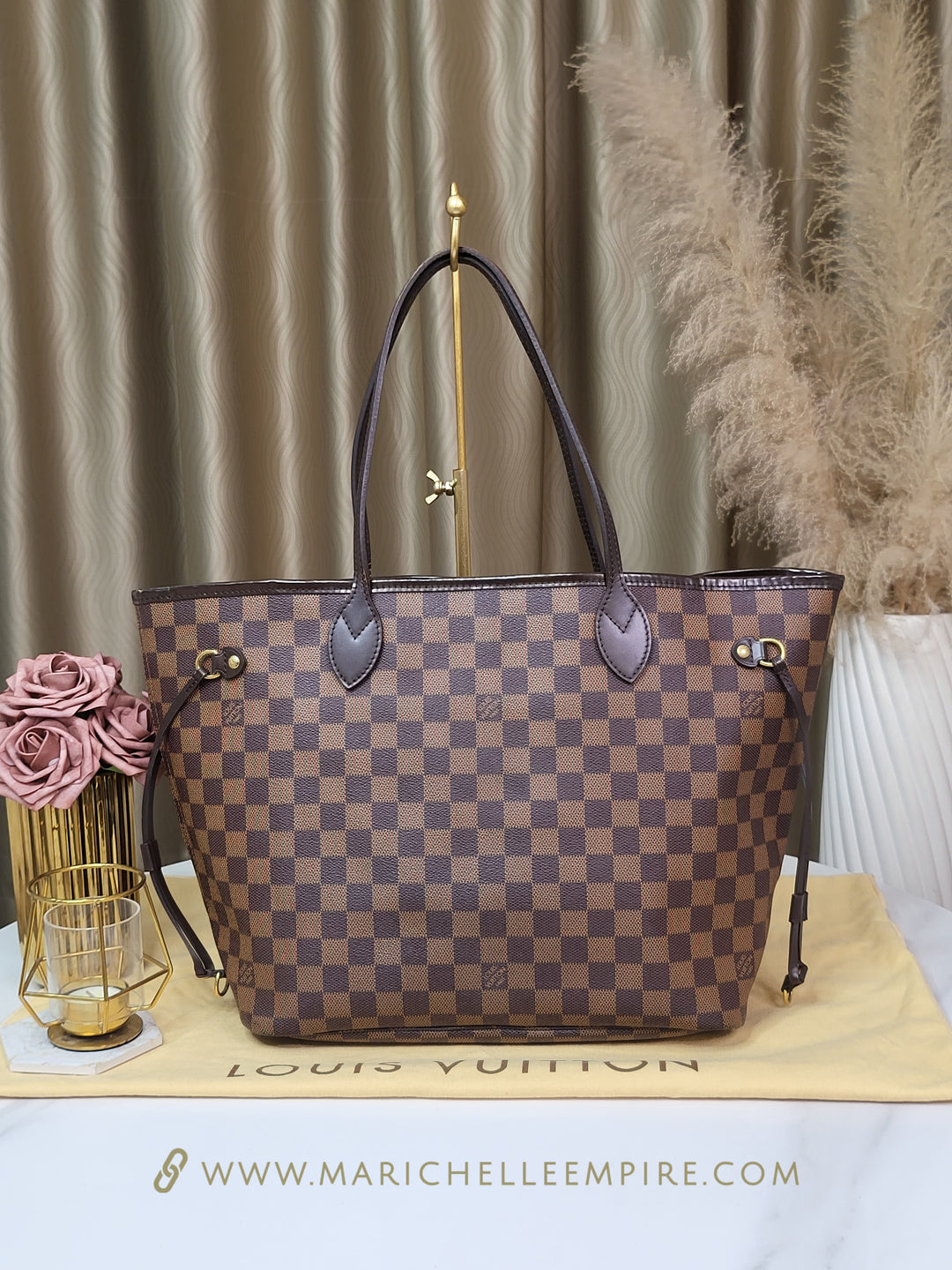 Louis Vuitton Damier Ebene Neverfull MM