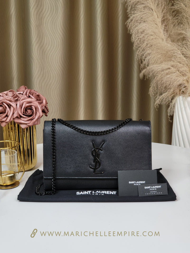 Saint Laurent Grained Kate Medium