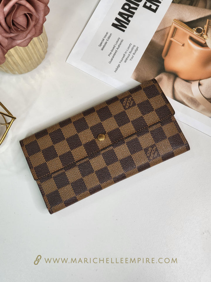 Louis Vuitton Damier Ebene International Long Wallet