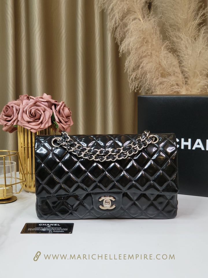 Chanel Patent Double Flap Medium