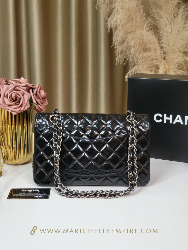 Chanel Patent Double Flap Medium