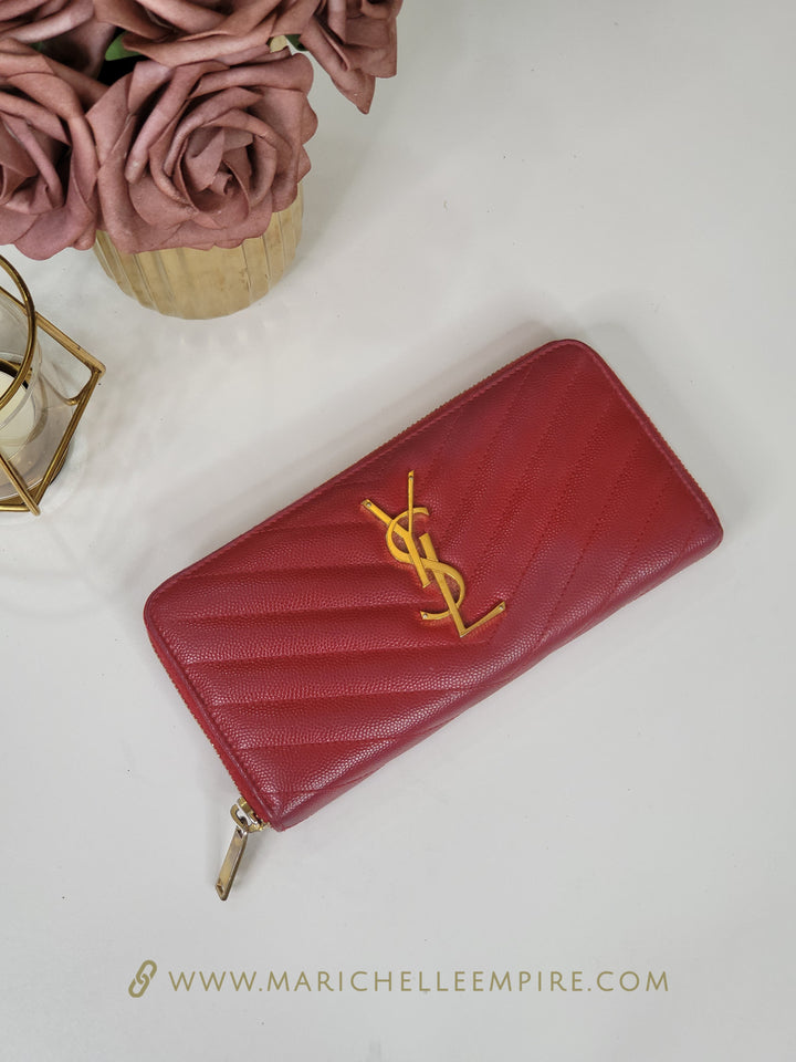 Saint Laurent Zippy Wallet