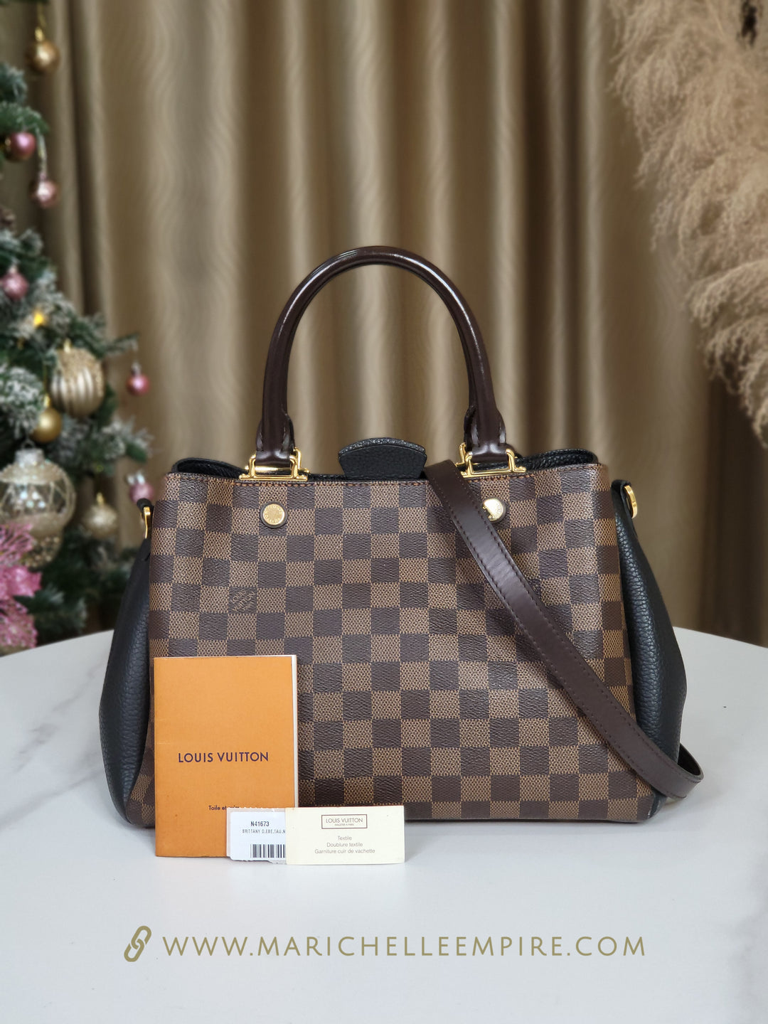 Louis Vuitton Damier Ebene Brittany