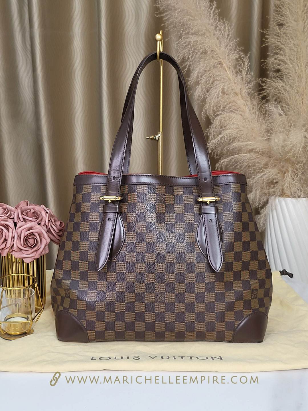 Louis Vuitton Damier Ebene Hampstead MM