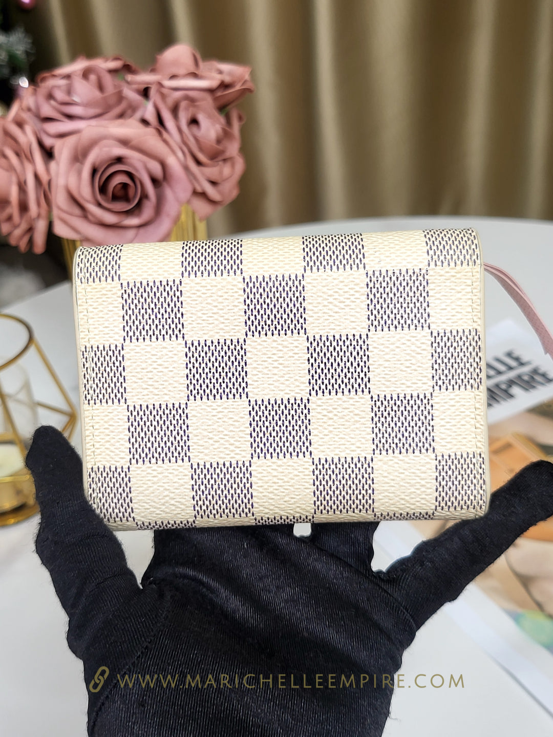 Louis Vuitton Damier Azur Rosalie Card Holder