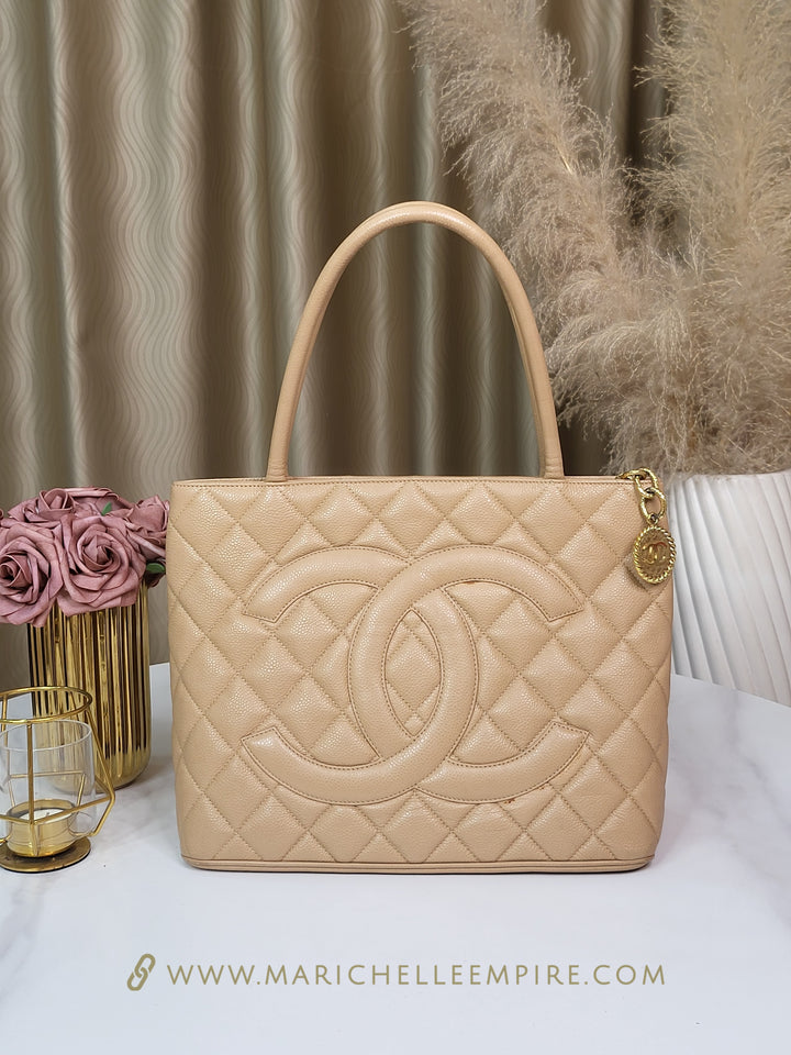 Chanel Caviar Medallion Tote