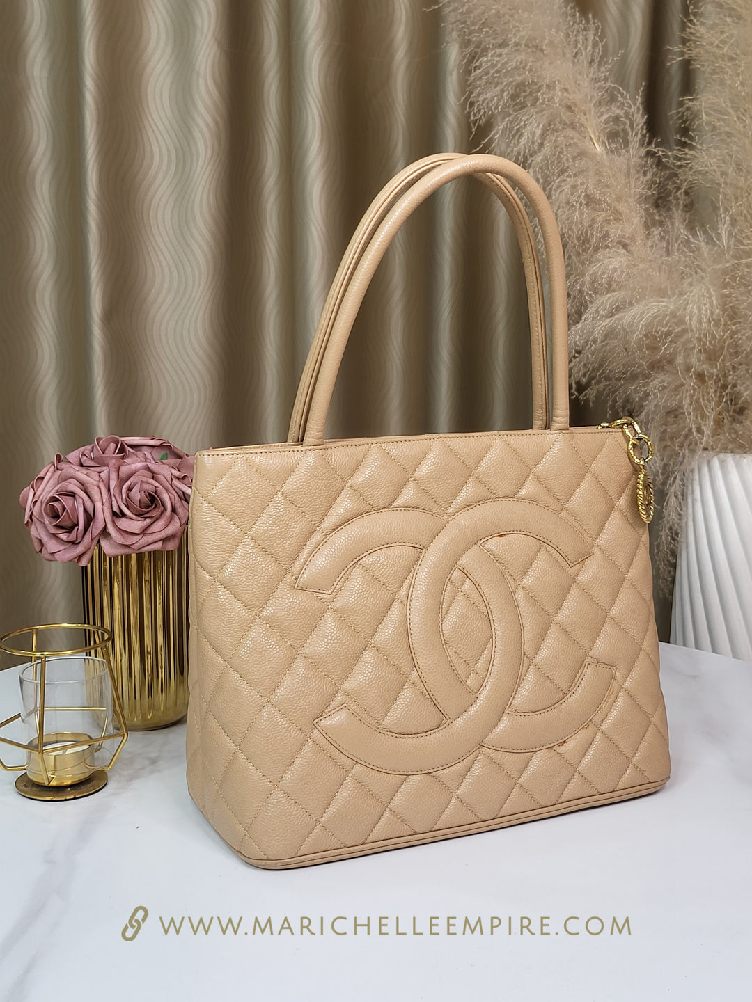 Chanel Caviar Medallion Tote