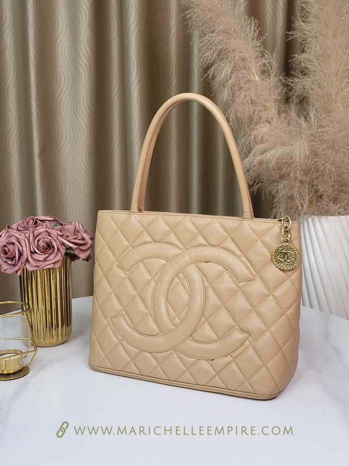 Chanel Caviar Medallion Tote