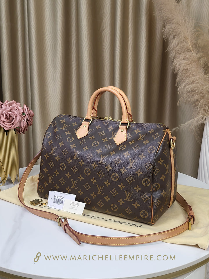 Louis Vuitton Monogram Speedy 35 Bandouliere