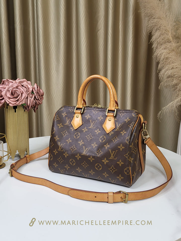 Louis Vuitton Monogram Speedy 25 Bandouliere