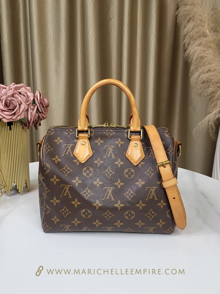 Louis Vuitton Monogram Speedy 25 Bandouliere