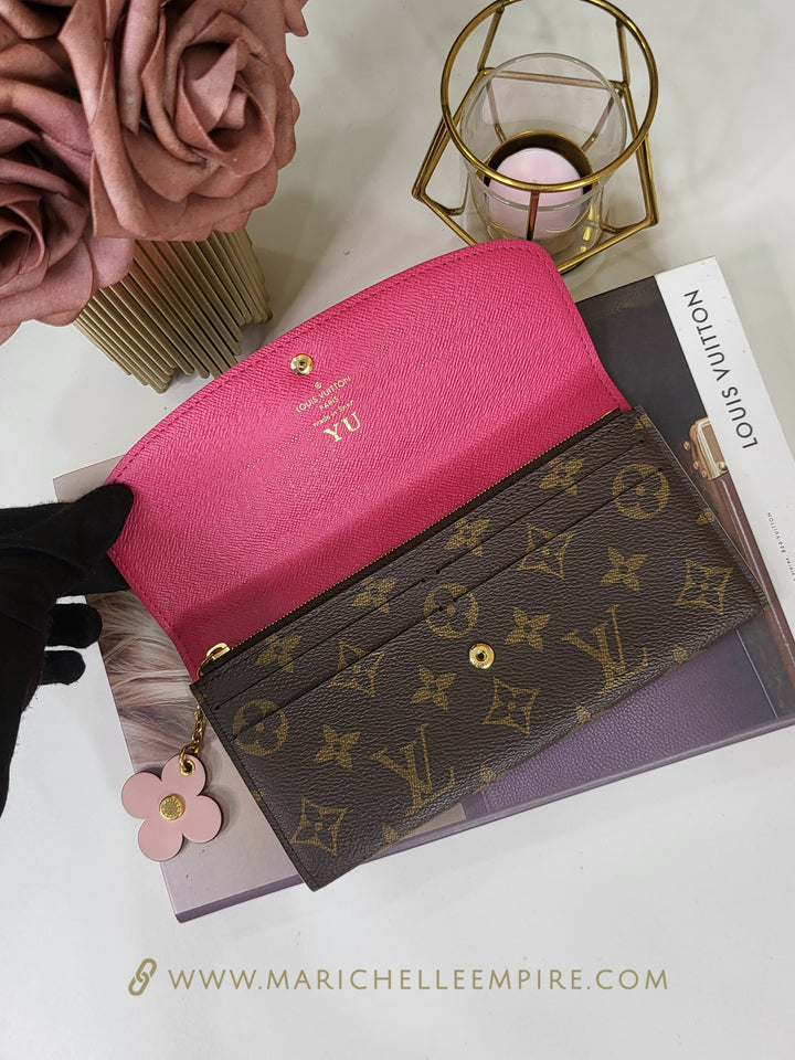 Louis Vuitton Monogram Bloom Flower Emilie Wallet