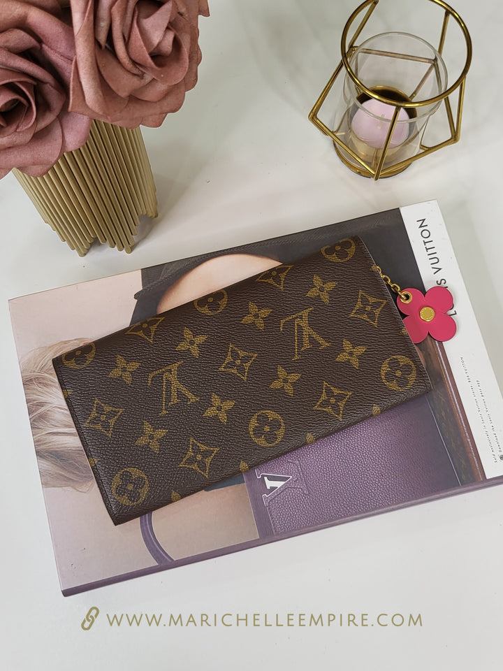 Louis Vuitton Monogram Bloom Flower Emilie Wallet