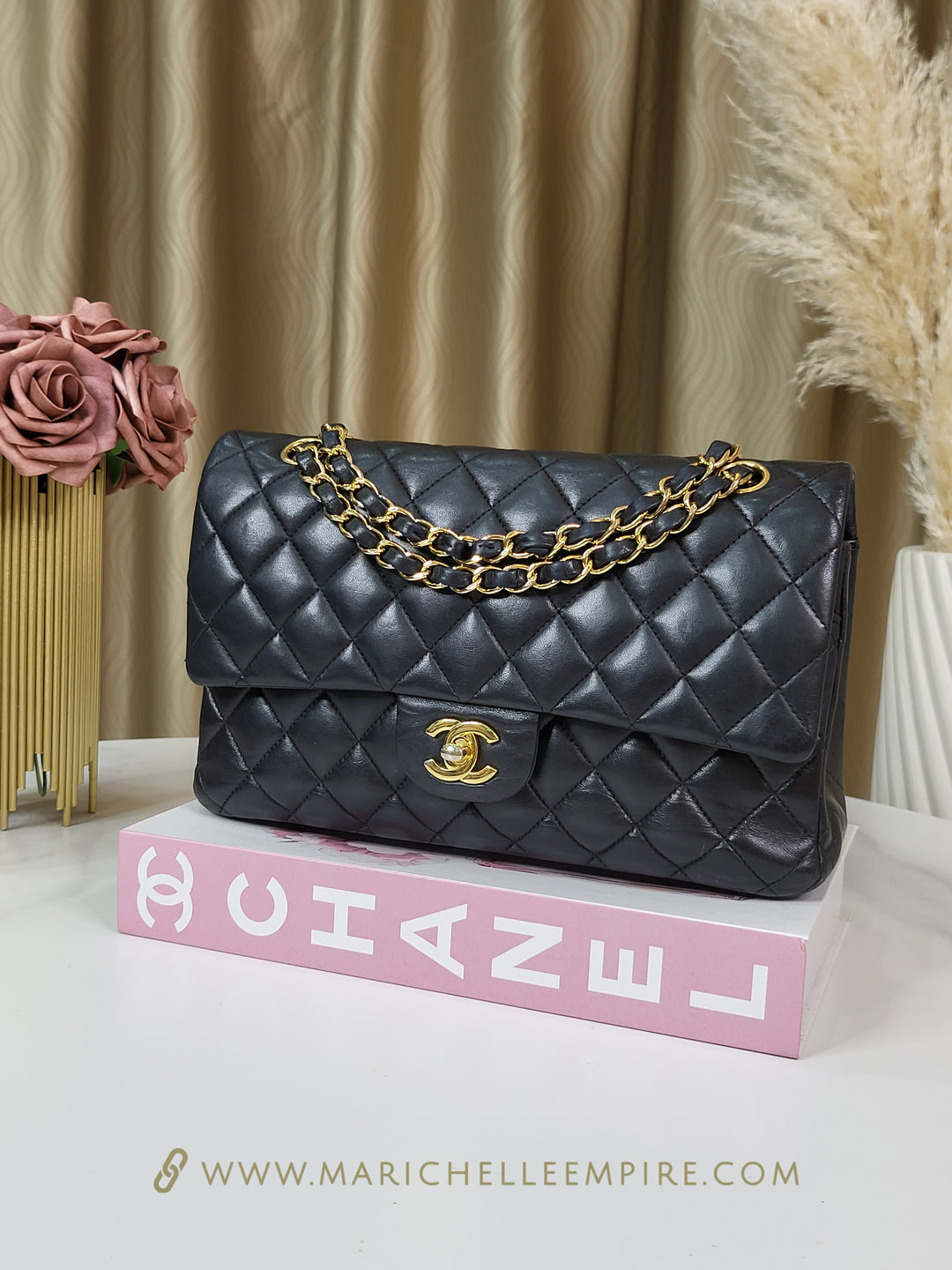 Chanel Lambskin Double Flap Medium