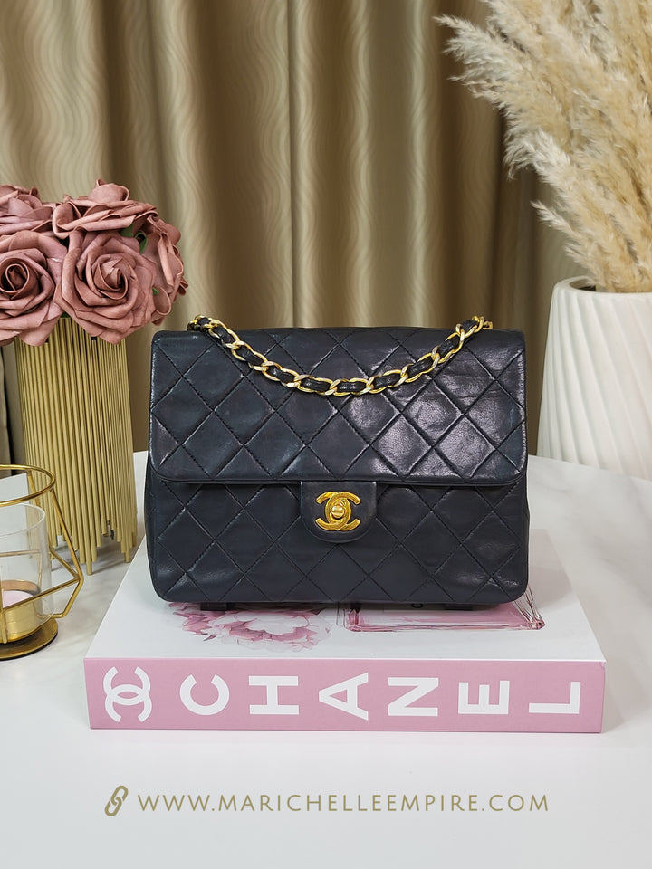 Chanel Lambskin Vintage Square Flap Small