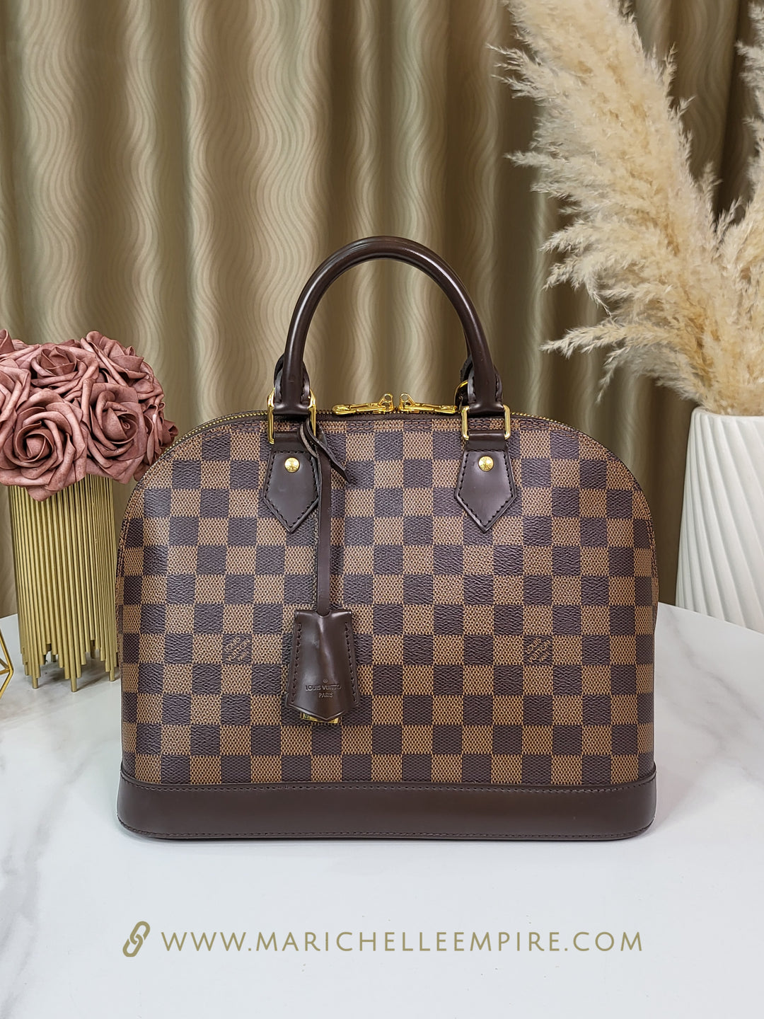 Louis Vuitton Damier Ebene Alma PM