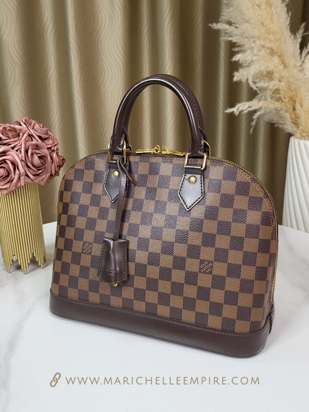 Louis Vuitton Damier Ebene Alma PM