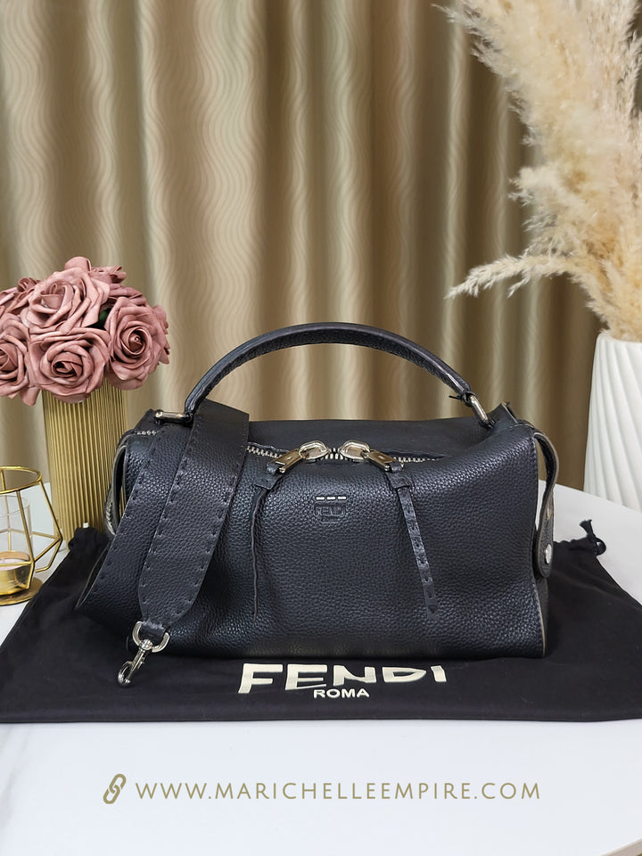 Fendi Leather Salleria Handbag 2way Bag