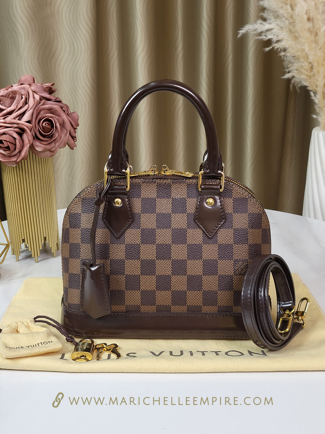 Louis Vuitton Damier Ebene Alma BB