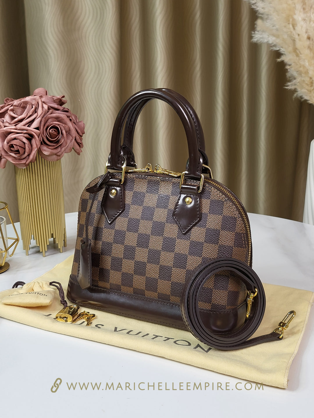 Louis Vuitton Damier Ebene Alma BB