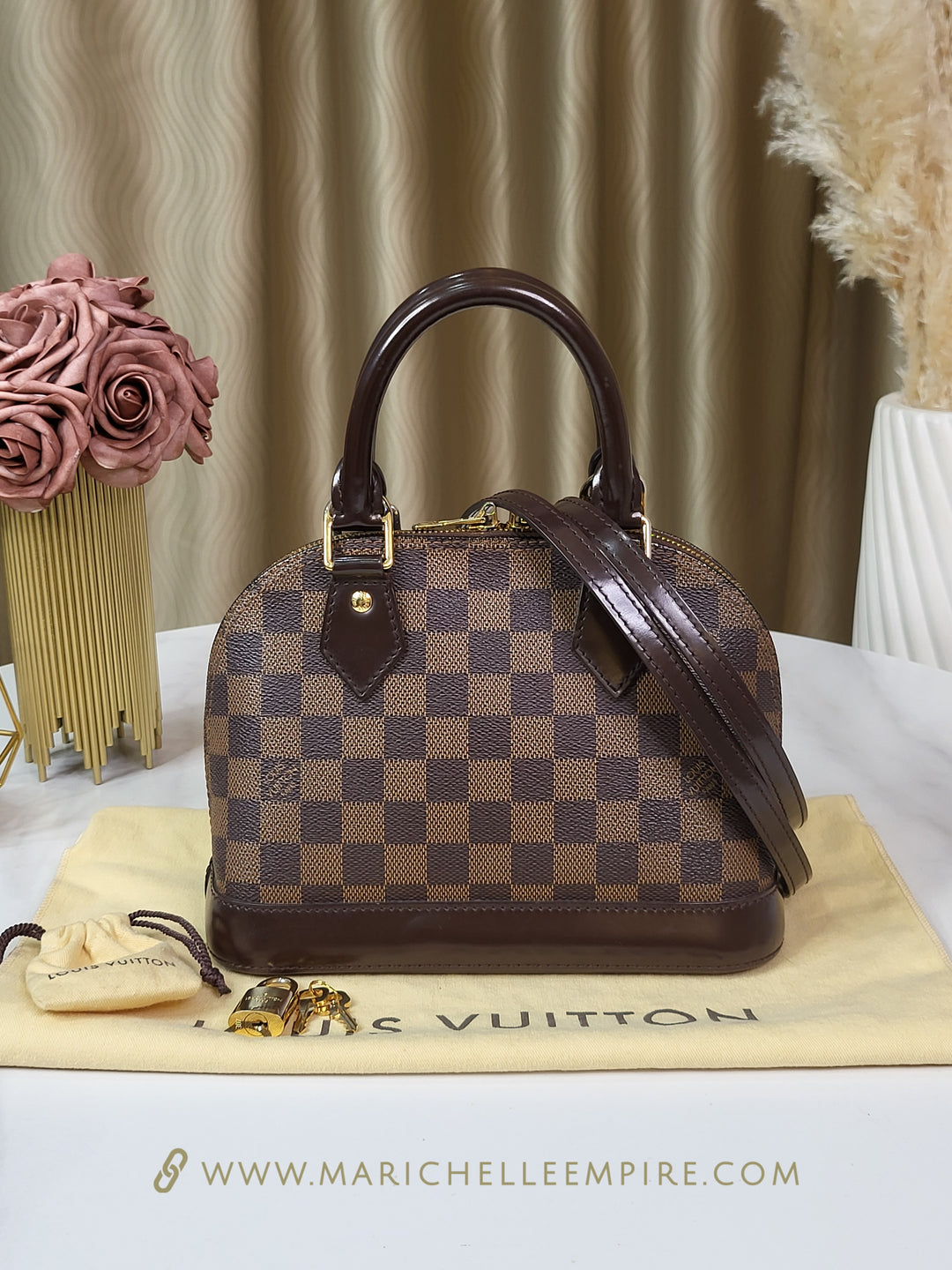 Louis Vuitton Damier Ebene Alma BB