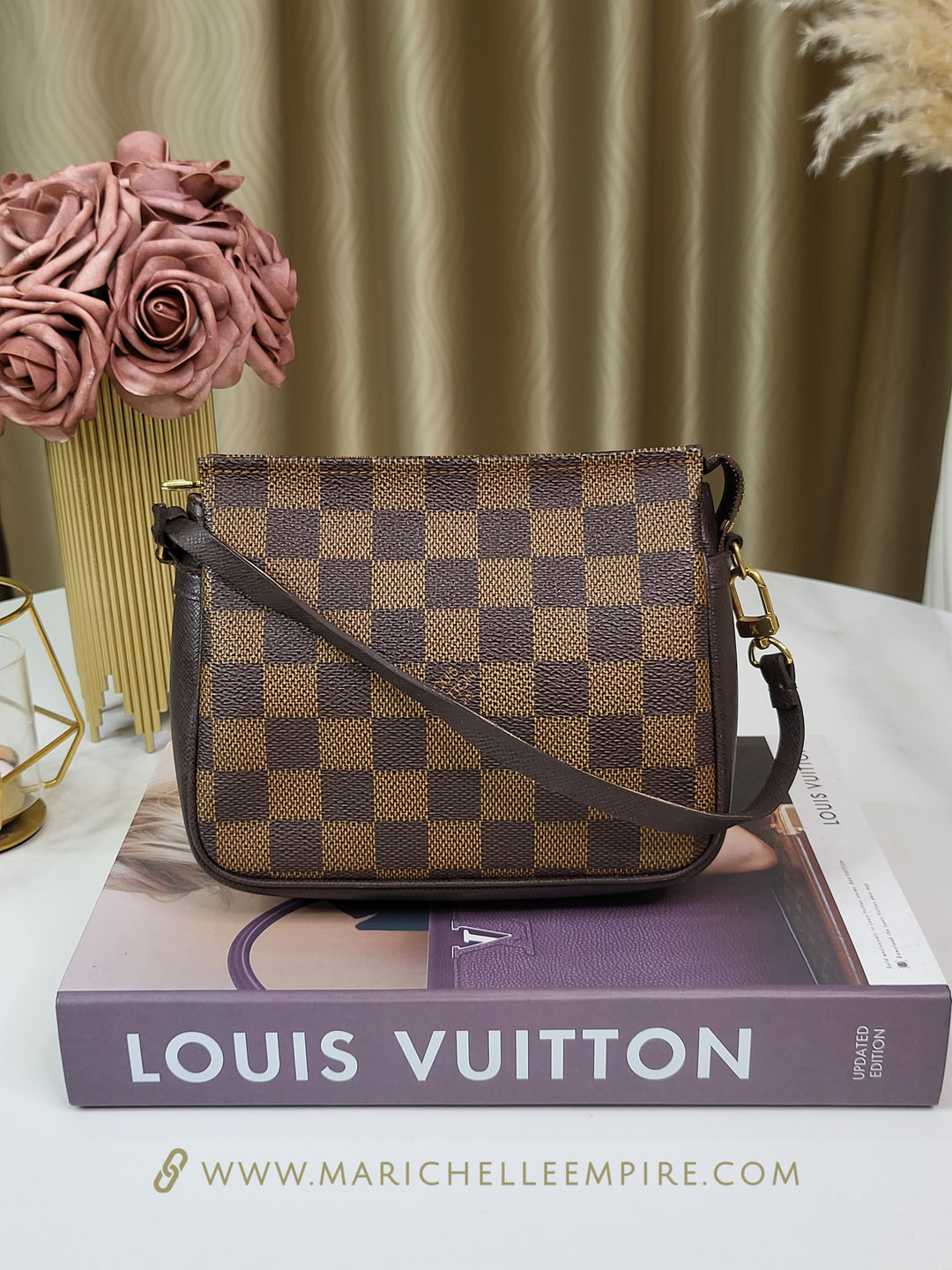 Louis Vuitton Damier Ebene Trousse Pouch