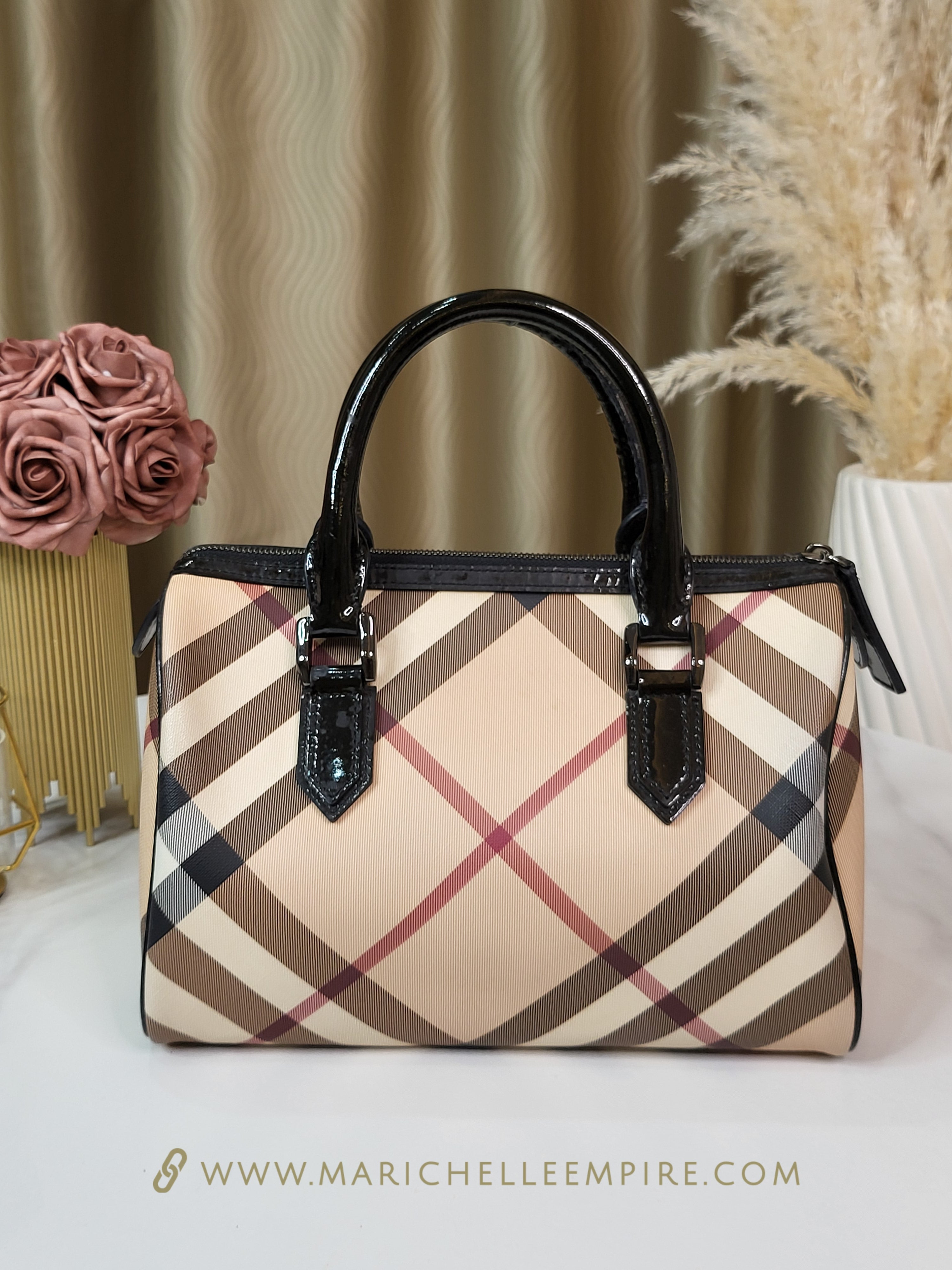 Burberry London Boston Bag – Marichelle's Empire