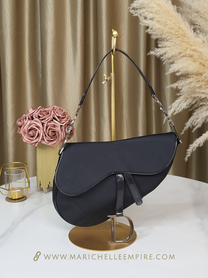 Christian Dior Nylon Saddle Bag
