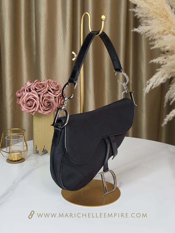Christian Dior Nylon Saddle Bag