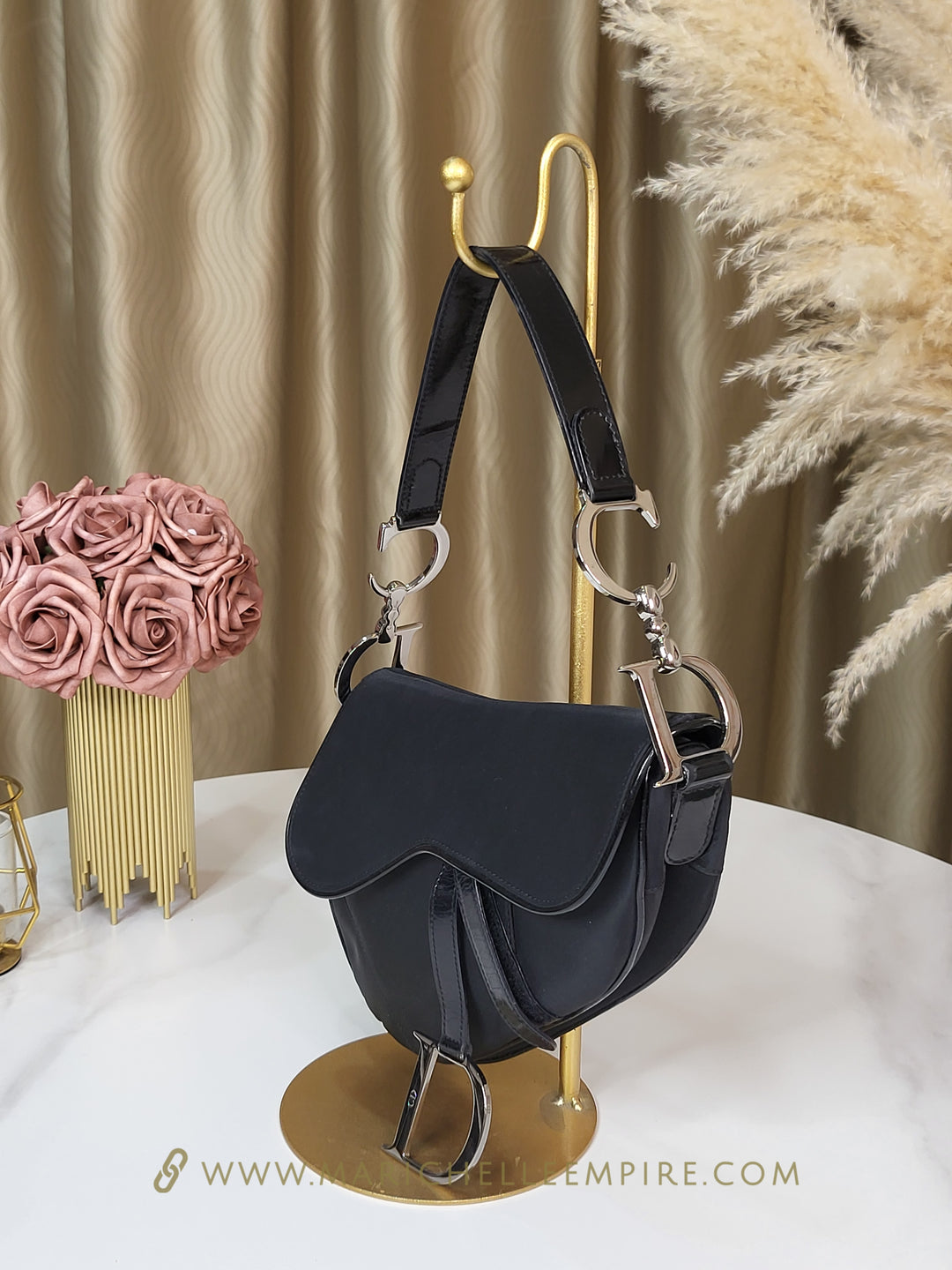 Christian Dior Nylon Saddle Bag
